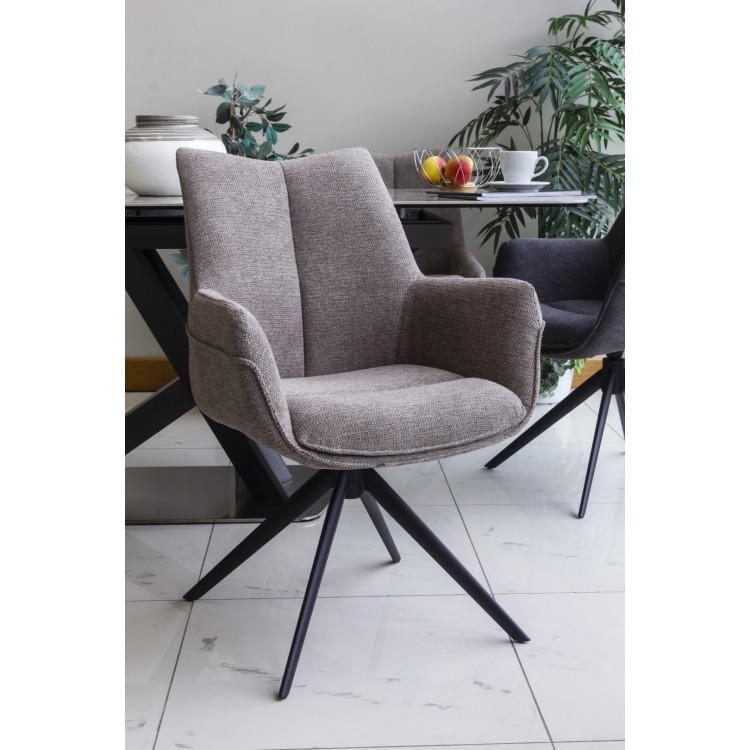 Arlo swivel armchair