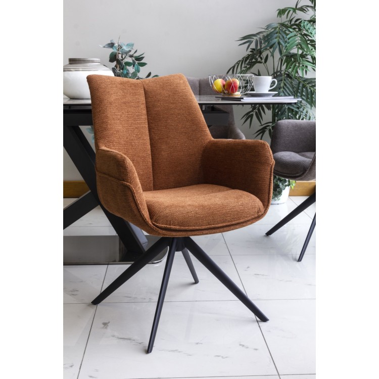 Arlo swivel armchair