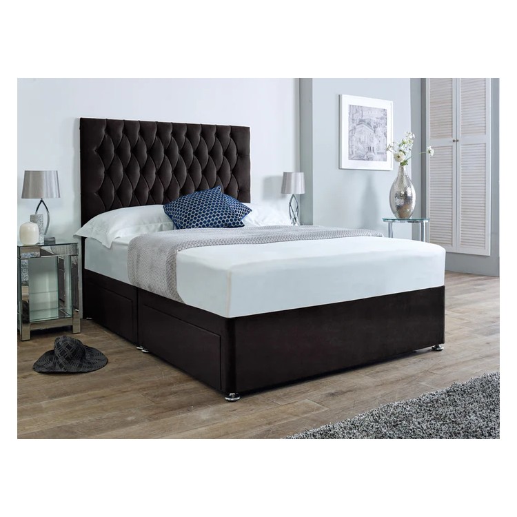 Chesterfield bed without footboard