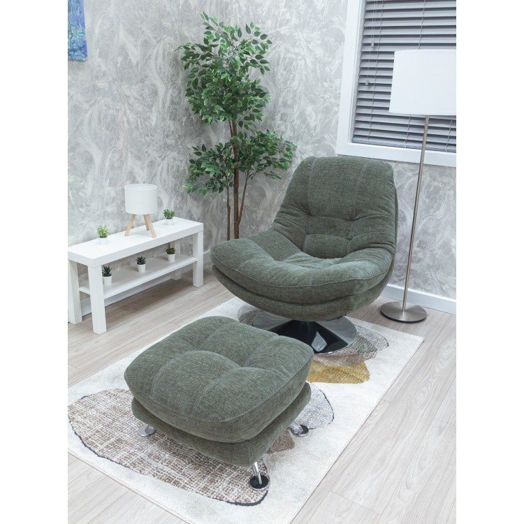 Axis nature chair and footstool
