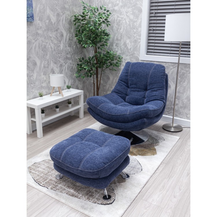 Axis nature chair and footstool