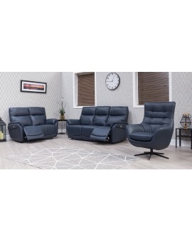 Torino half leather suite