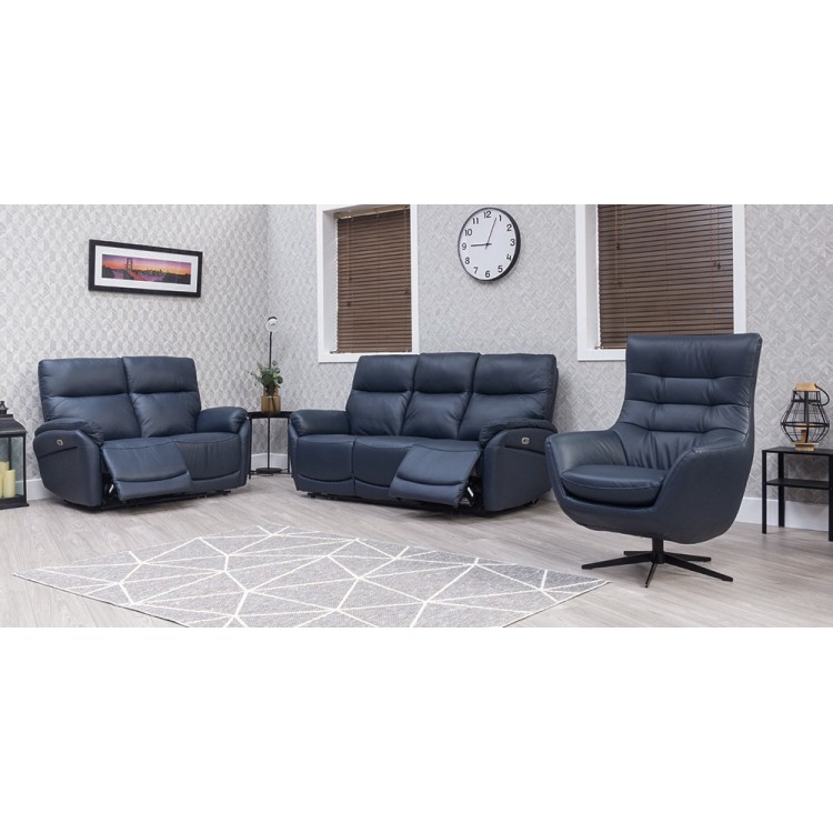 Torino half leather suite