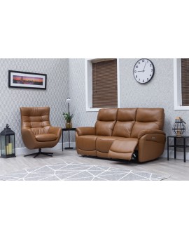 Torino half leather suite