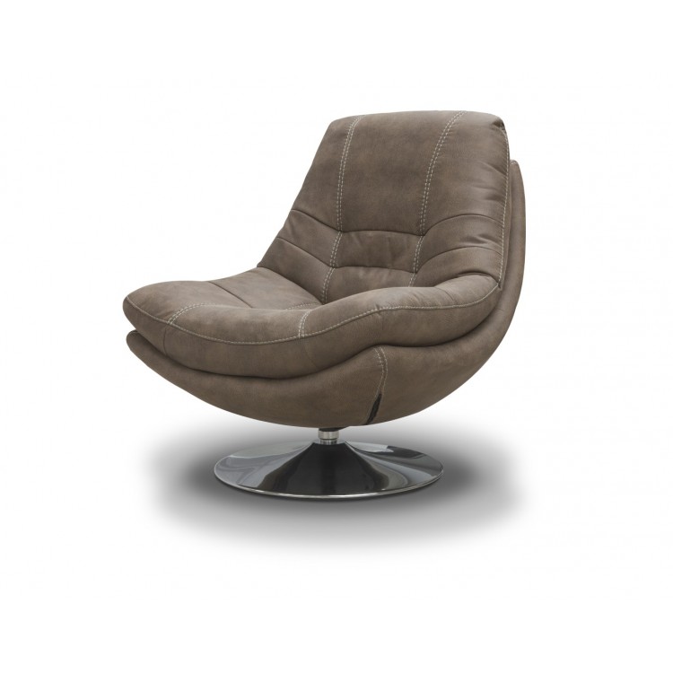 Axis swivel occasional chair