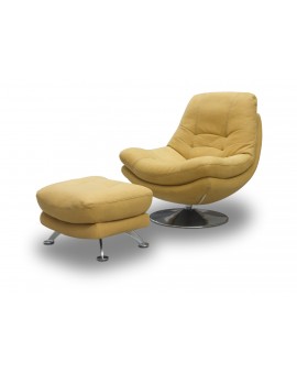 Axis Occasional chair and footstool