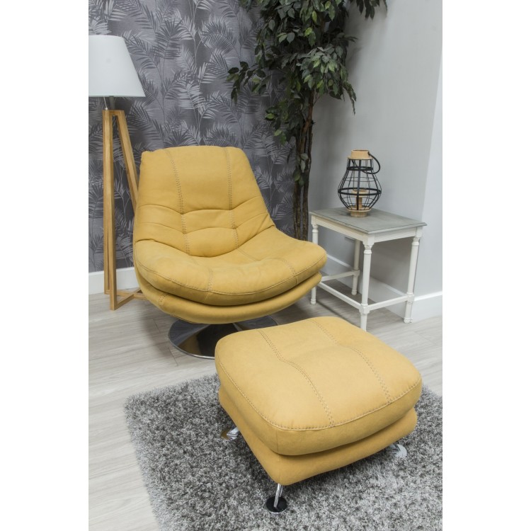 Axis Occasional chair and footstool