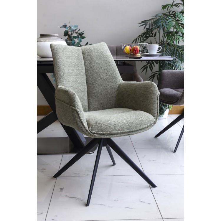 Arlo swivel armchair